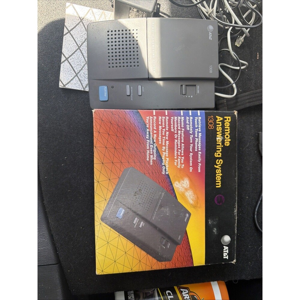 Vintage Remote Answering System Machine AT&T 1308